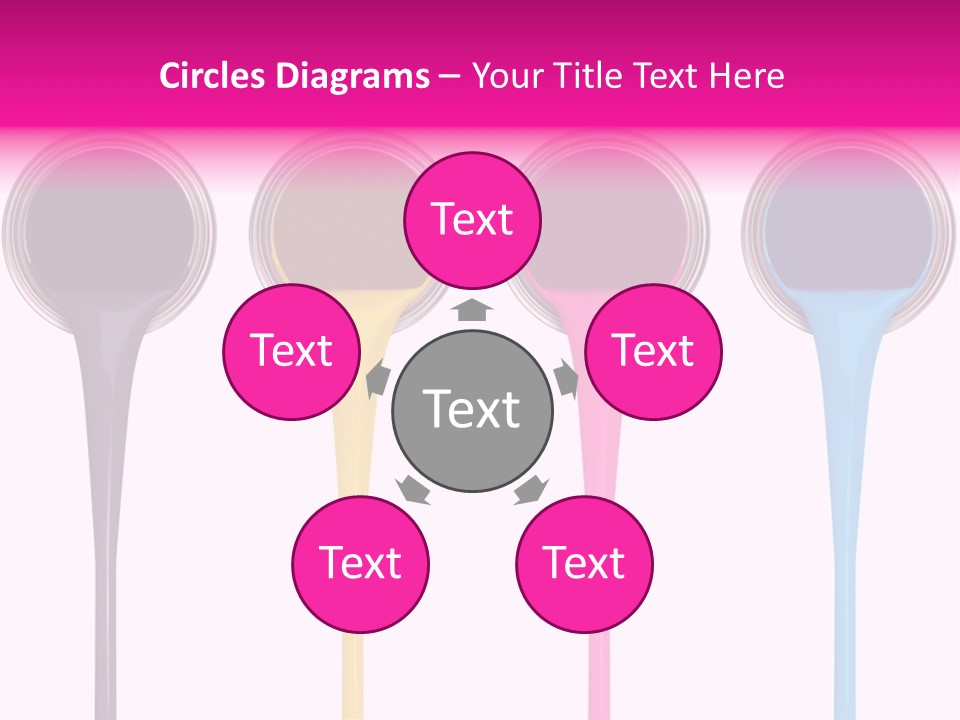 Black Isolated Liquid PowerPoint Template