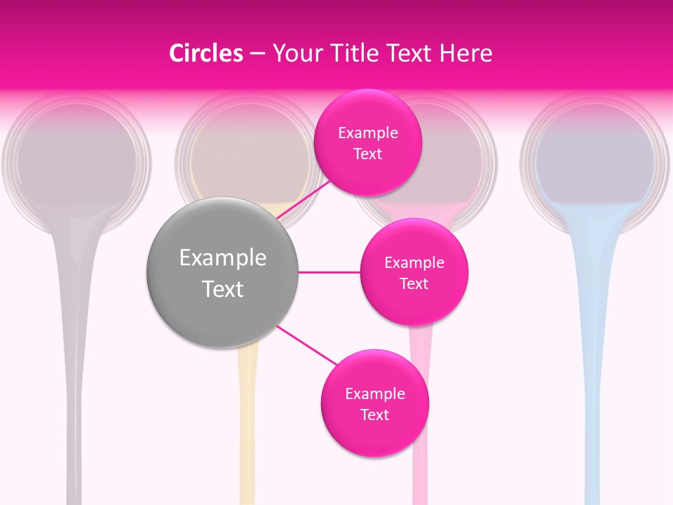 Black Isolated Liquid PowerPoint Template