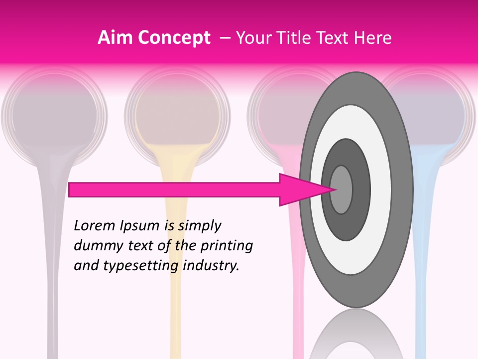 Black Isolated Liquid PowerPoint Template