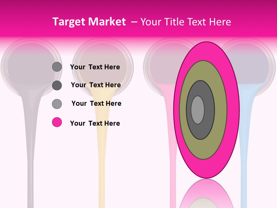 Black Isolated Liquid PowerPoint Template