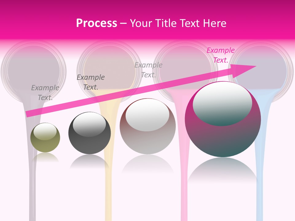 Black Isolated Liquid PowerPoint Template