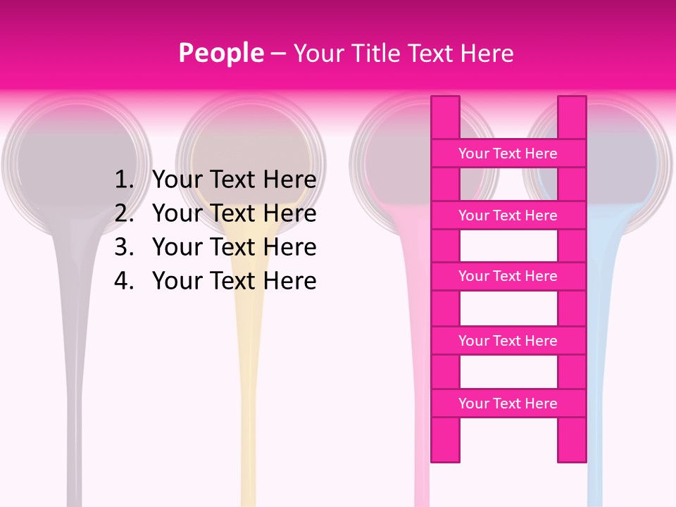 Black Isolated Liquid PowerPoint Template