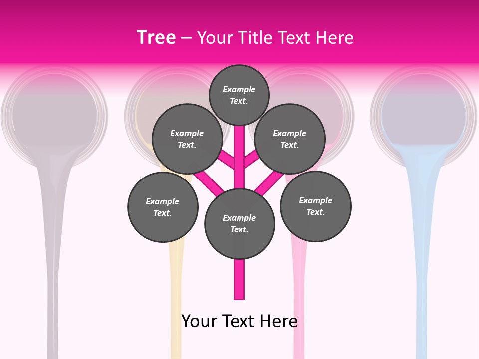 Black Isolated Liquid PowerPoint Template