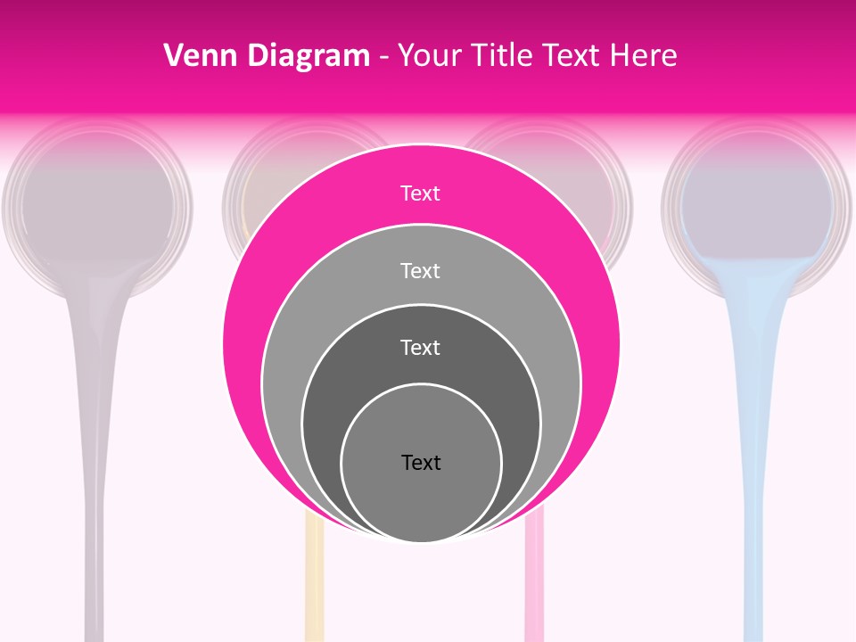 Black Isolated Liquid PowerPoint Template