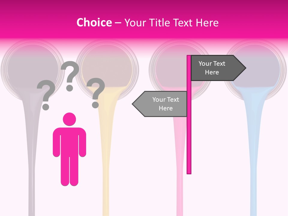 Black Isolated Liquid PowerPoint Template