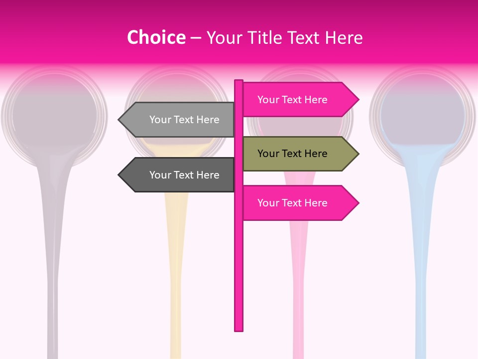 Black Isolated Liquid PowerPoint Template