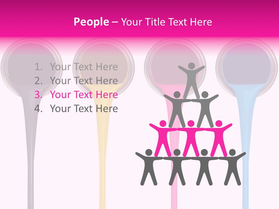 Black Isolated Liquid PowerPoint Template