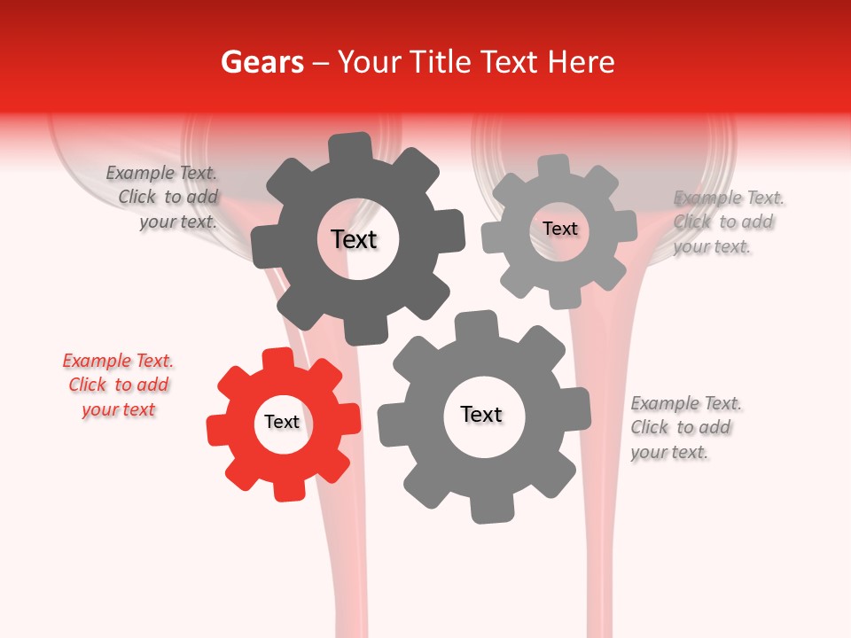 Pouring Drop Front View PowerPoint Template