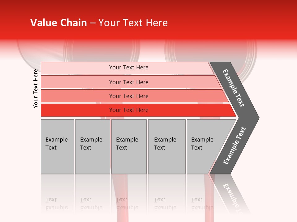 Pouring Drop Front View PowerPoint Template