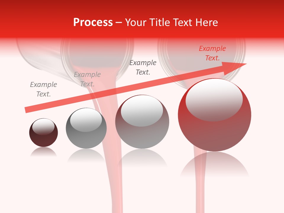 Pouring Drop Front View PowerPoint Template