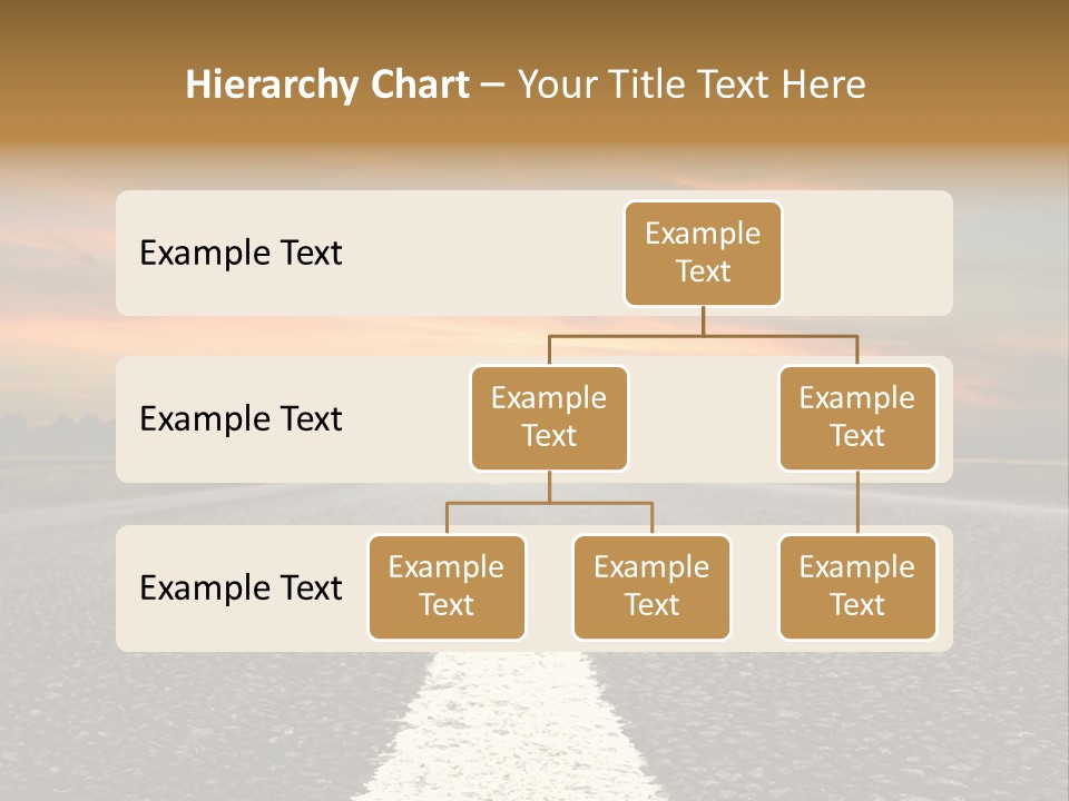 Colour Colorful Route PowerPoint Template