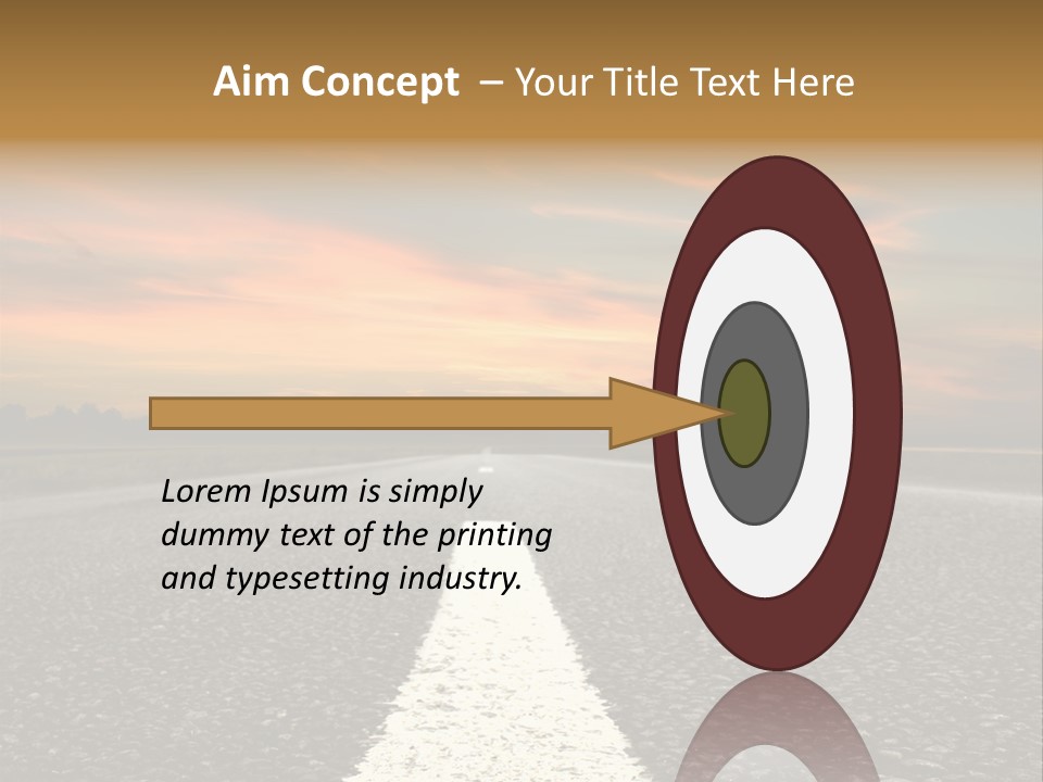 Colour Colorful Route PowerPoint Template