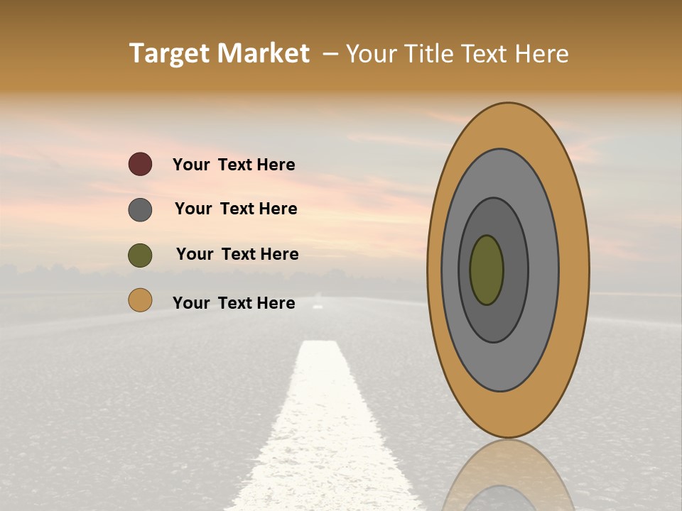 Colour Colorful Route PowerPoint Template