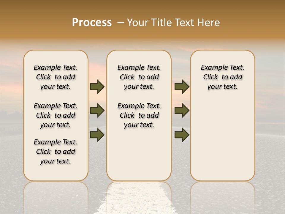 Colour Colorful Route PowerPoint Template