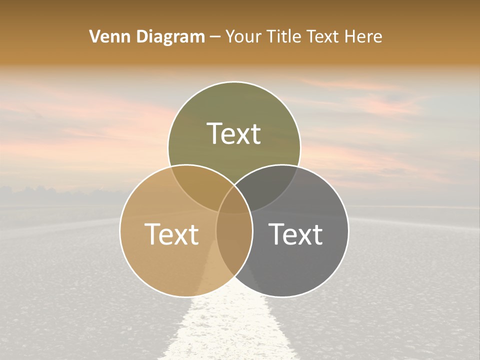 Colour Colorful Route PowerPoint Template