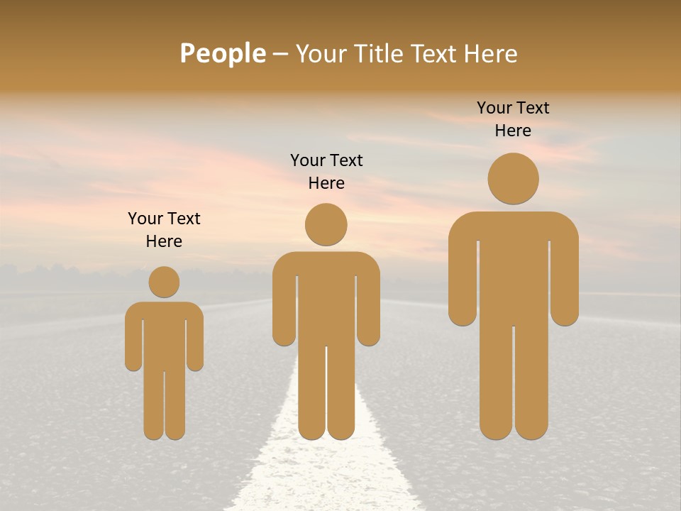 Colour Colorful Route PowerPoint Template