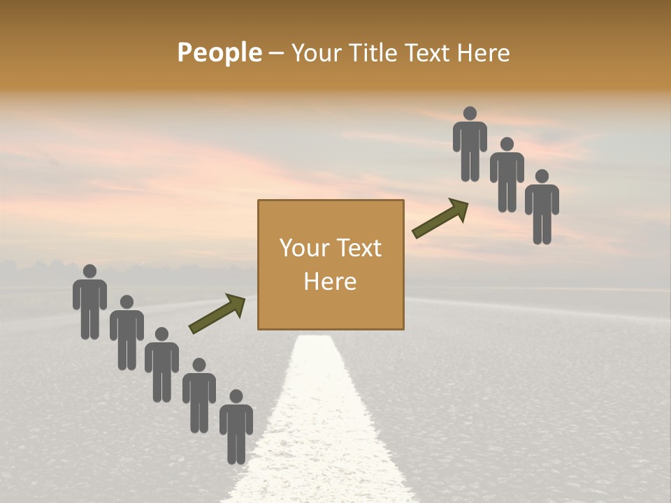 Colour Colorful Route PowerPoint Template