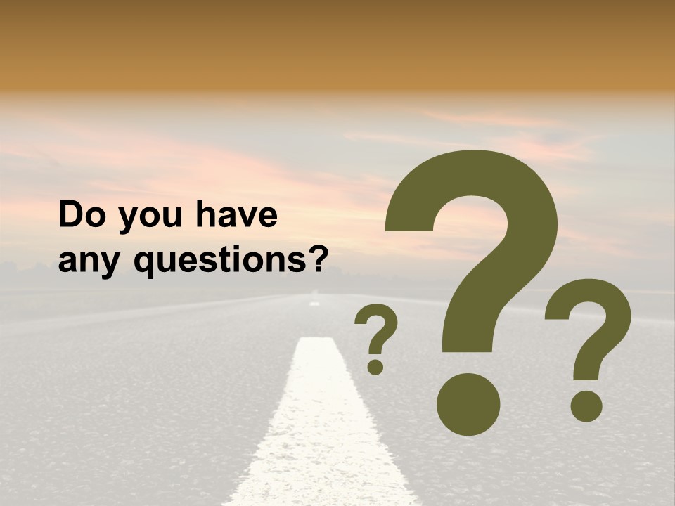 Colour Colorful Route PowerPoint Template