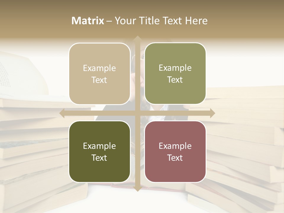 Beautiful Study Portrait PowerPoint Template