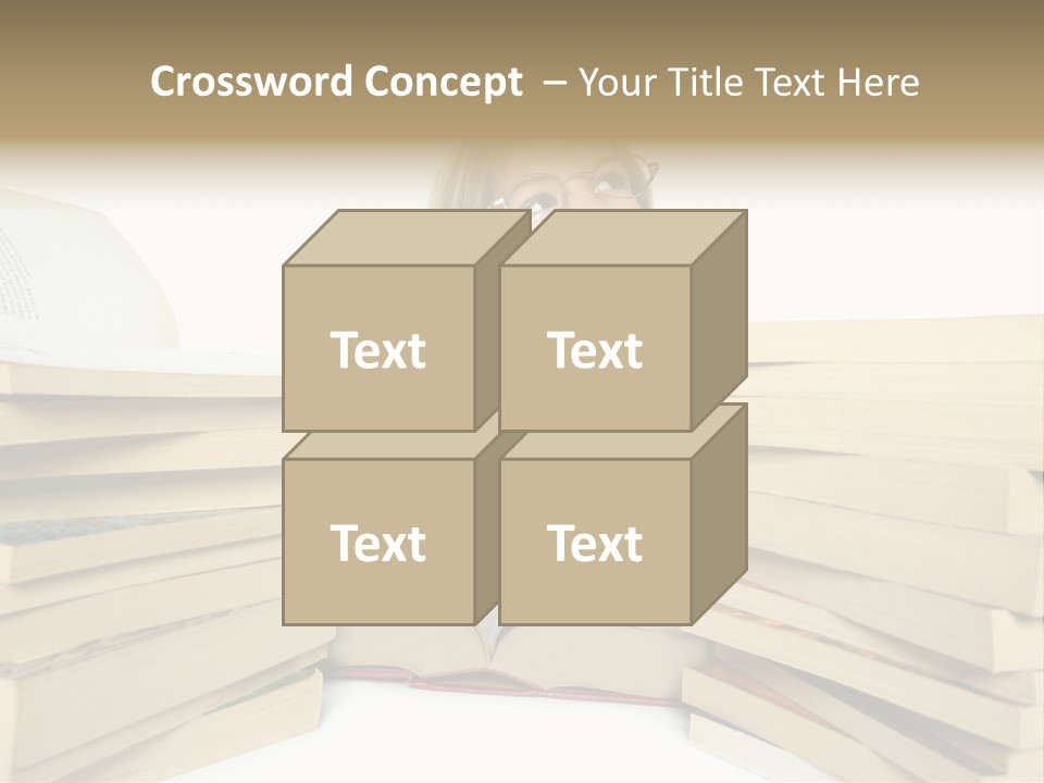 Beautiful Study Portrait PowerPoint Template