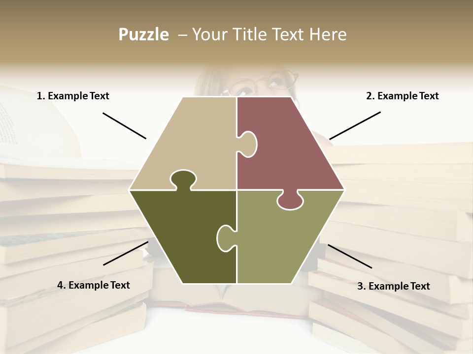 Beautiful Study Portrait PowerPoint Template