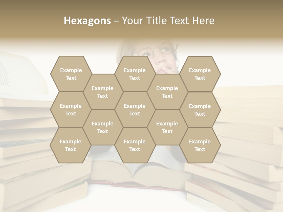 Beautiful Study Portrait PowerPoint Template