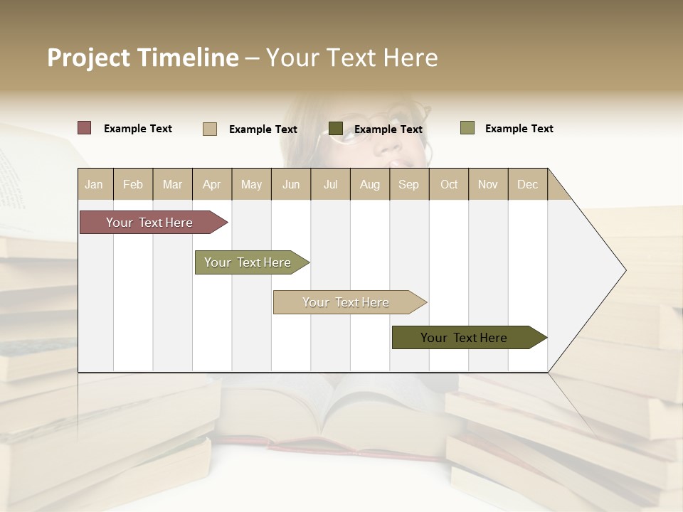 Beautiful Study Portrait PowerPoint Template