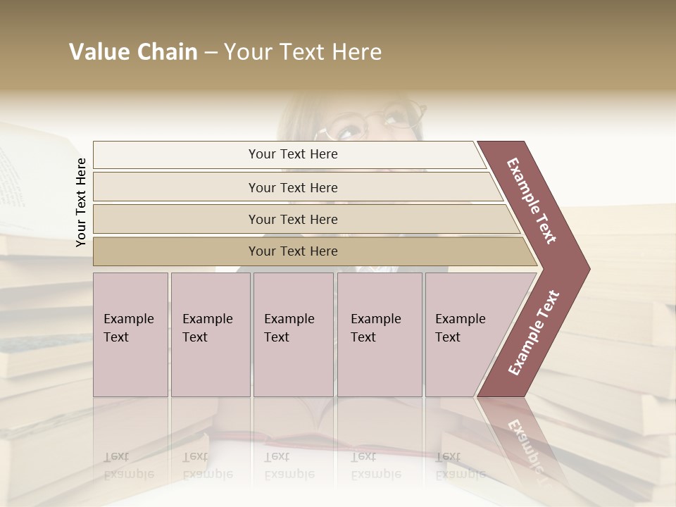 Beautiful Study Portrait PowerPoint Template