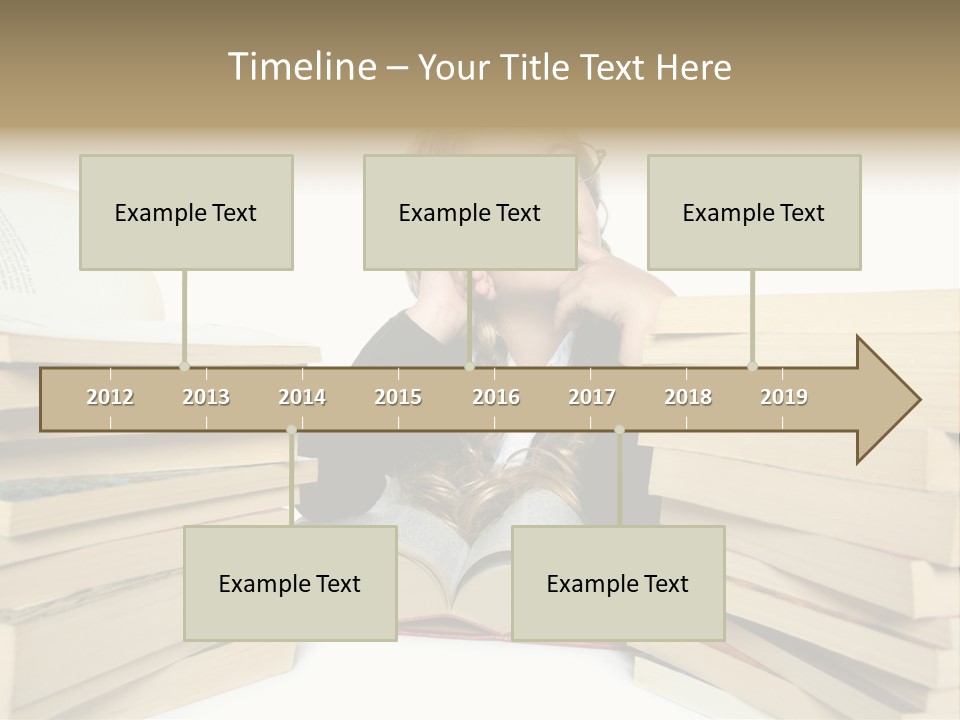 Beautiful Study Portrait PowerPoint Template