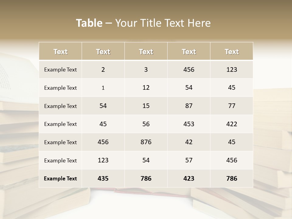 Beautiful Study Portrait PowerPoint Template
