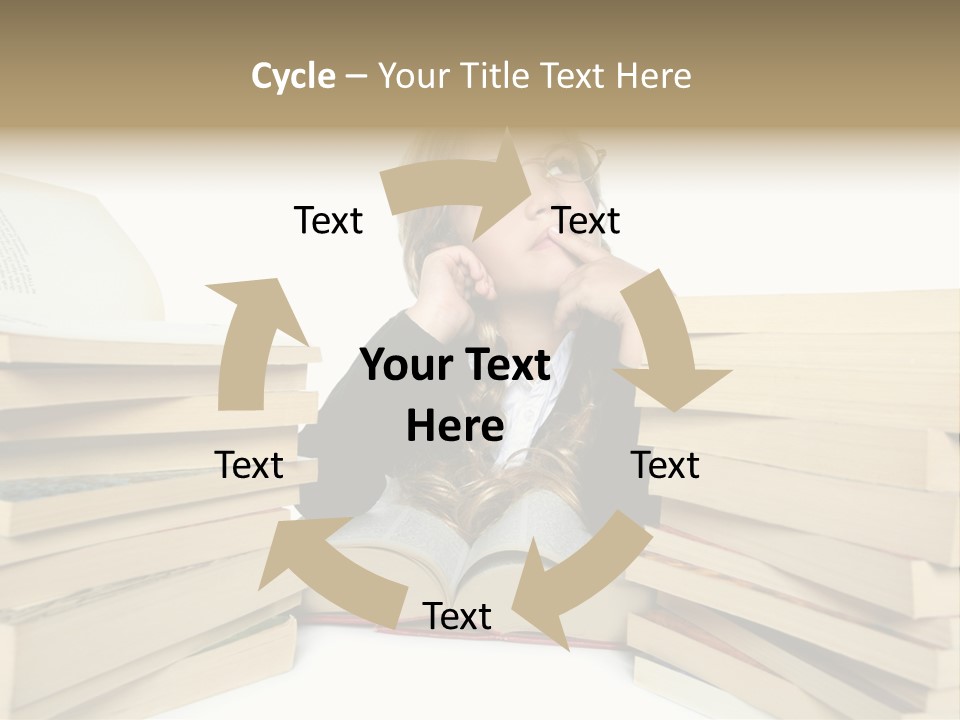 Beautiful Study Portrait PowerPoint Template