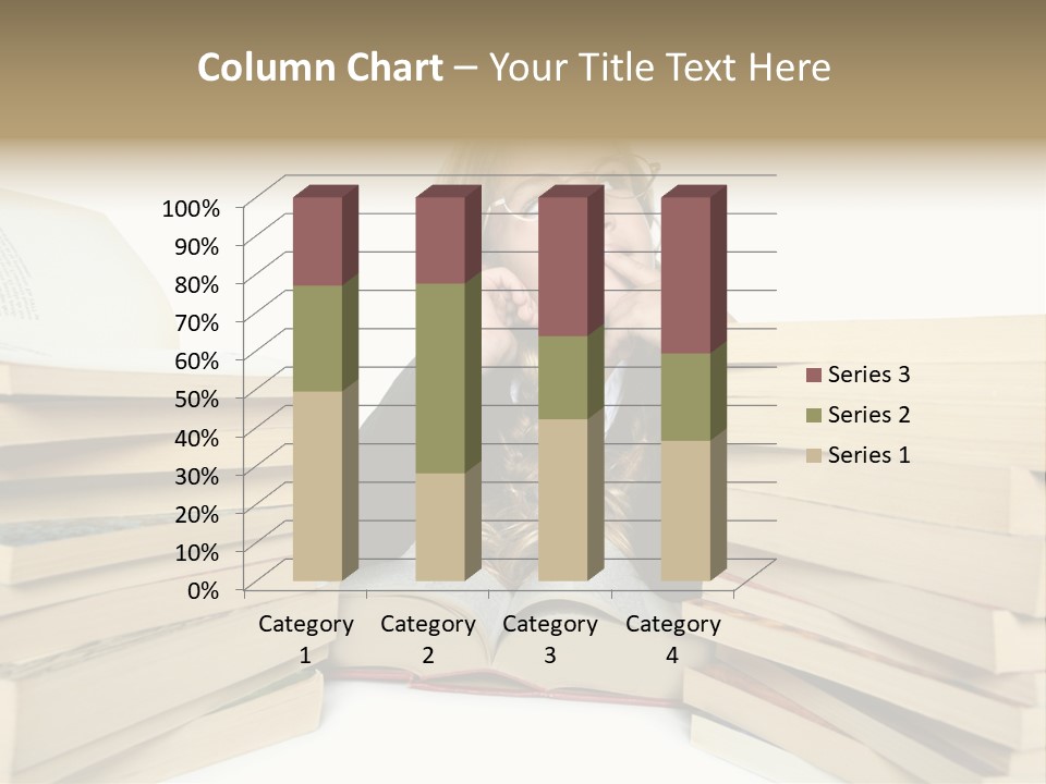 Beautiful Study Portrait PowerPoint Template