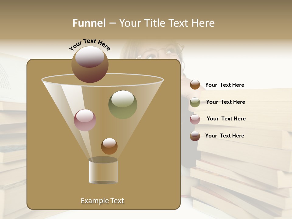 Beautiful Study Portrait PowerPoint Template