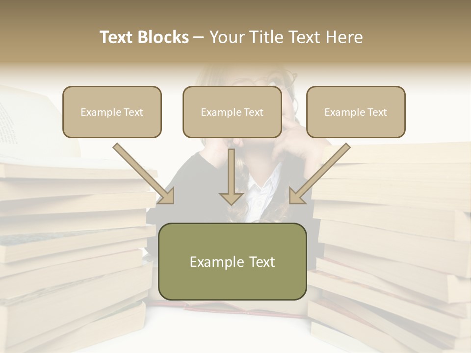 Beautiful Study Portrait PowerPoint Template