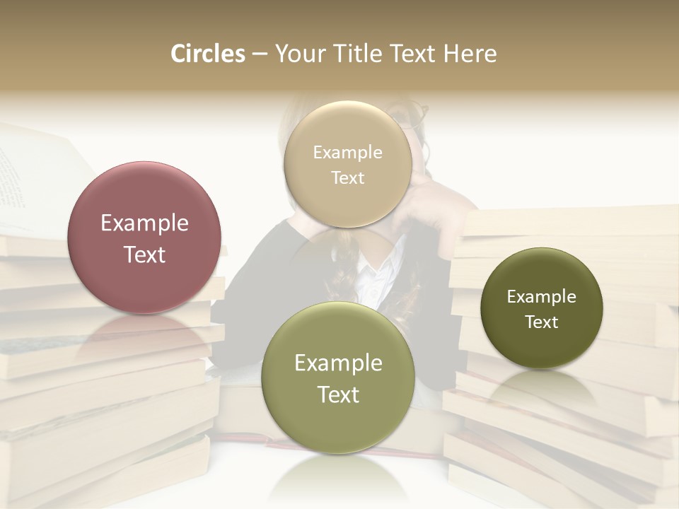 Beautiful Study Portrait PowerPoint Template