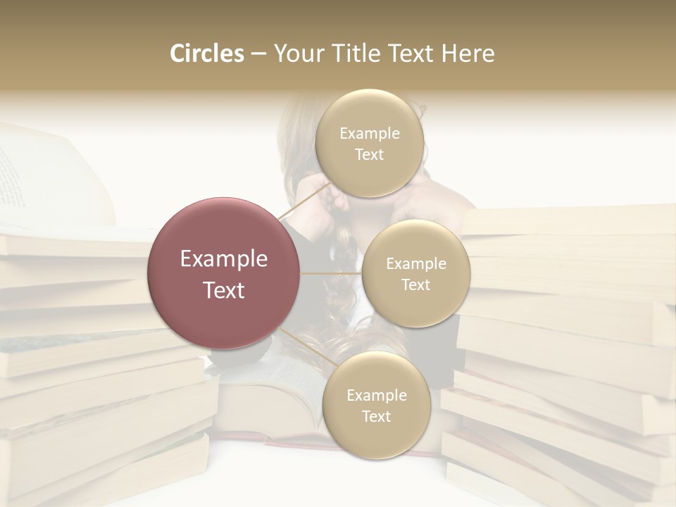 Beautiful Study Portrait PowerPoint Template