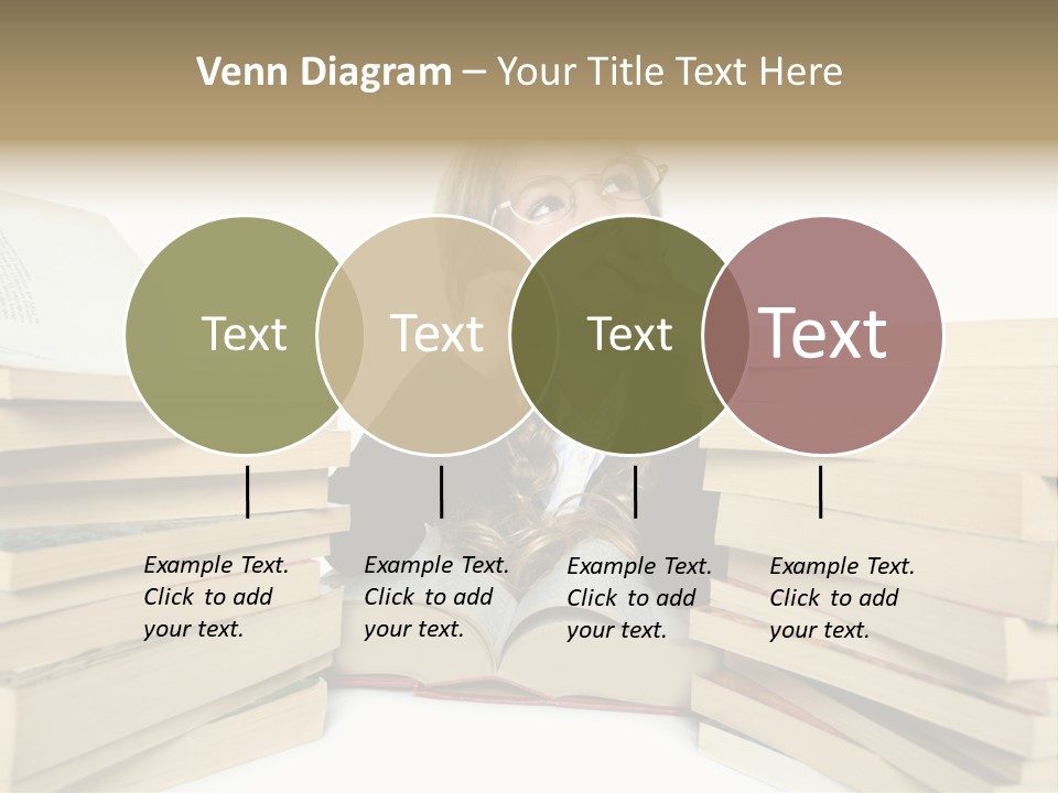 Beautiful Study Portrait PowerPoint Template