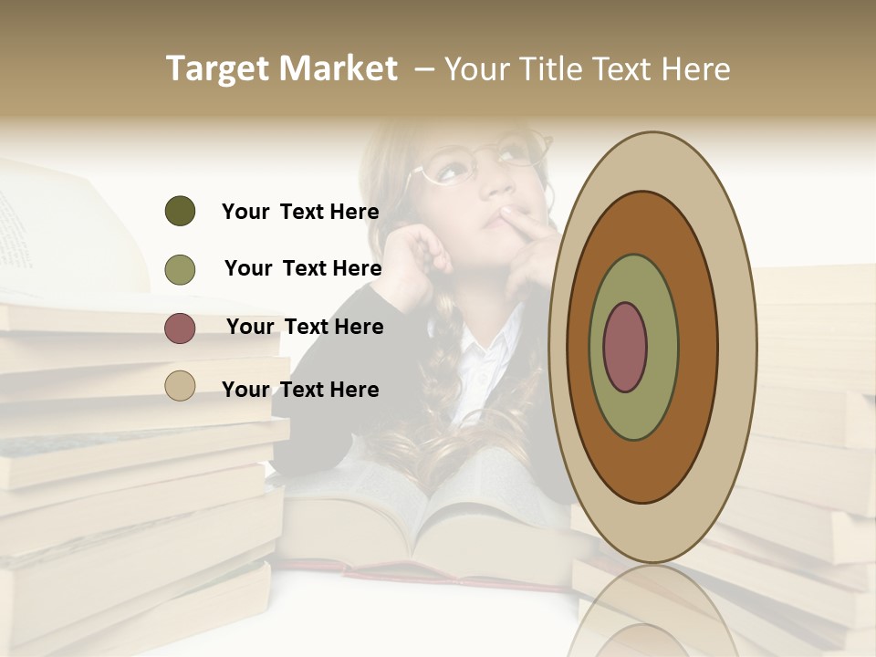 Beautiful Study Portrait PowerPoint Template