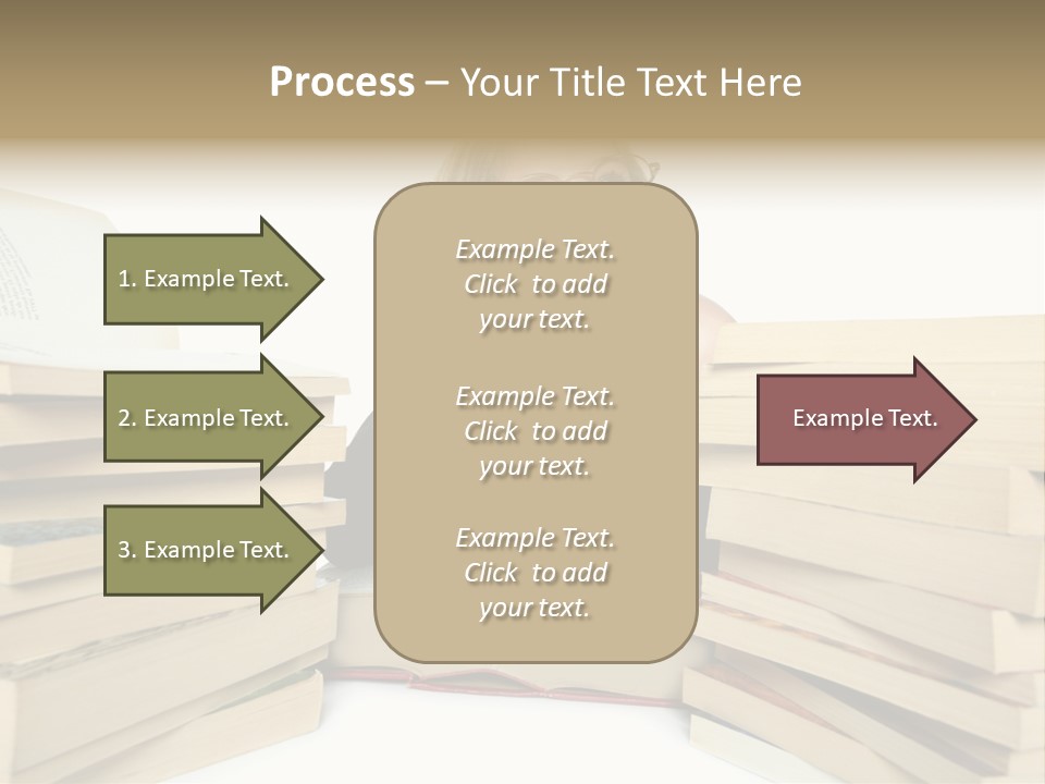 Beautiful Study Portrait PowerPoint Template