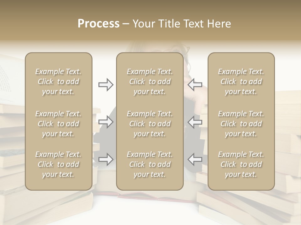 Beautiful Study Portrait PowerPoint Template