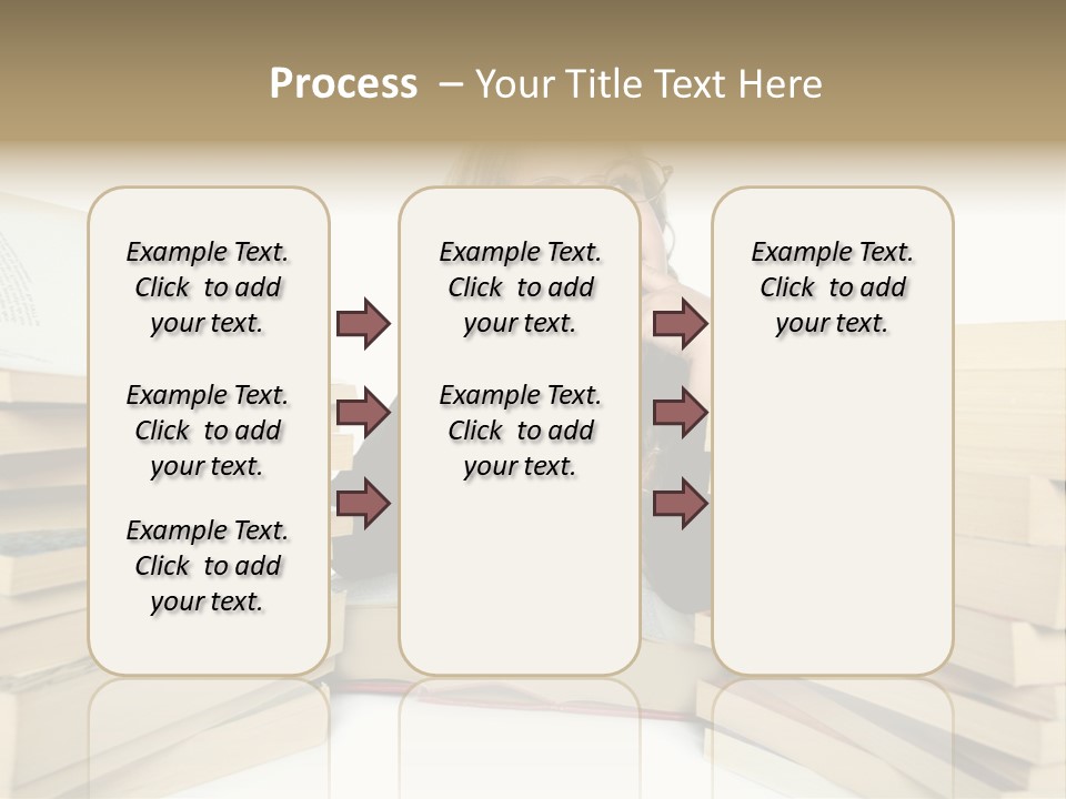 Beautiful Study Portrait PowerPoint Template