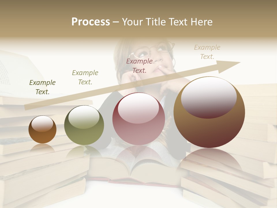 Beautiful Study Portrait PowerPoint Template