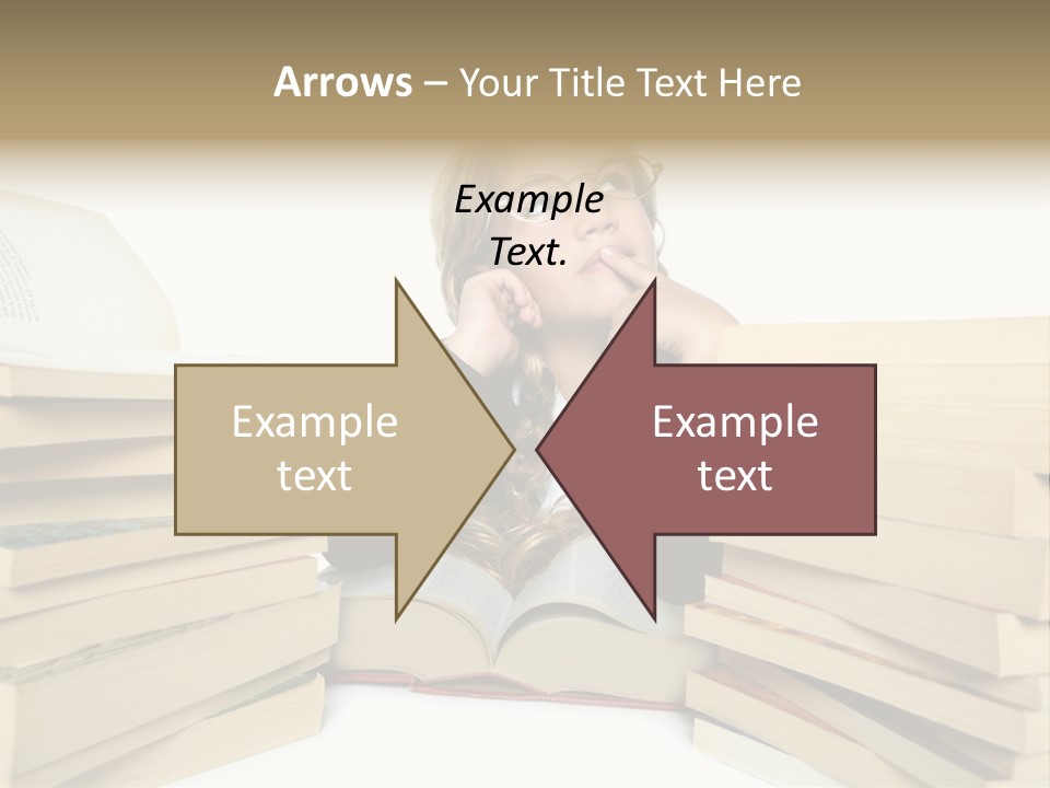 Beautiful Study Portrait PowerPoint Template