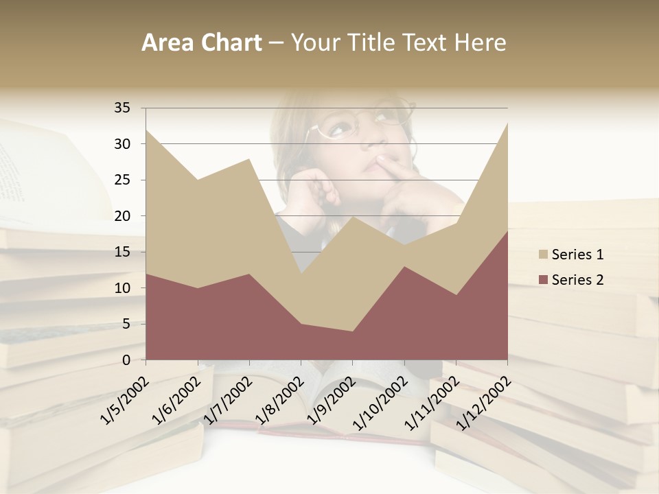 Beautiful Study Portrait PowerPoint Template
