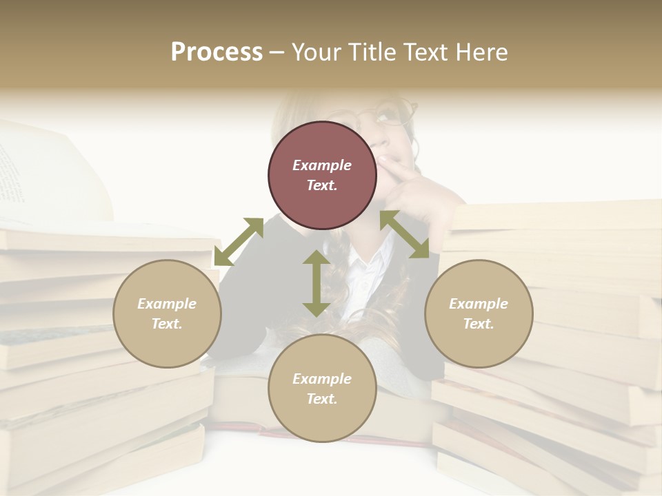 Beautiful Study Portrait PowerPoint Template