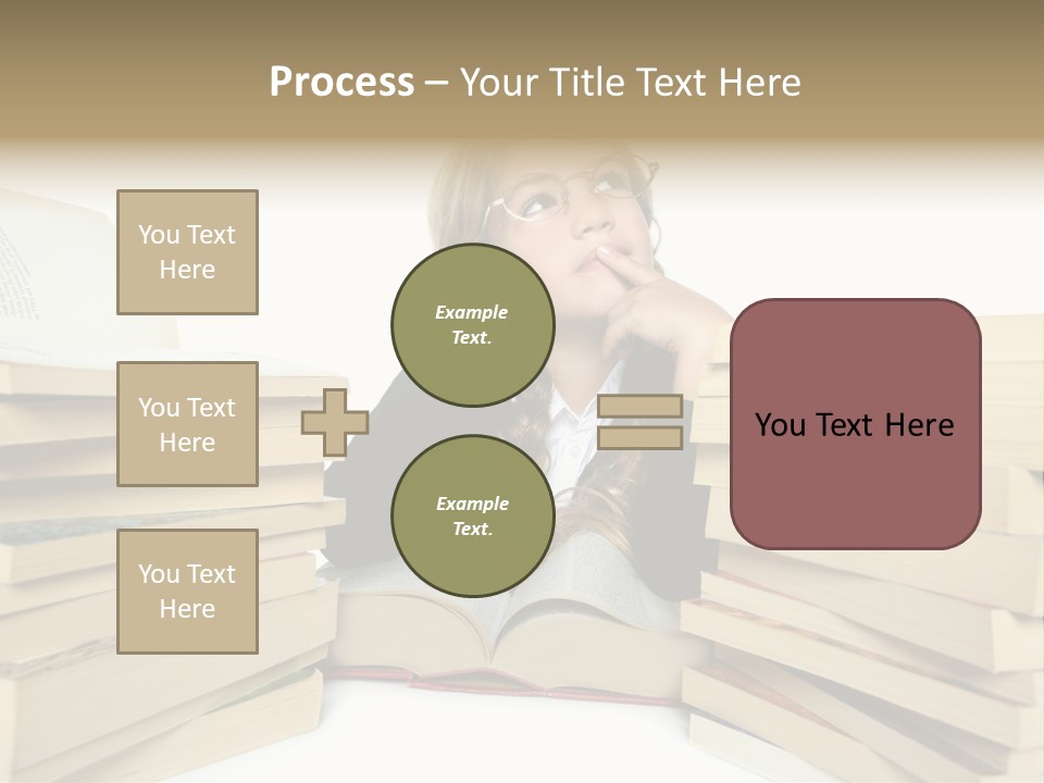 Beautiful Study Portrait PowerPoint Template