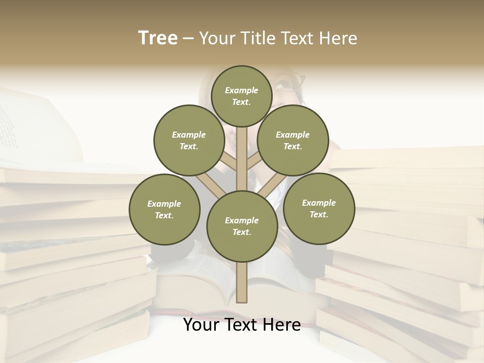 Beautiful Study Portrait PowerPoint Template