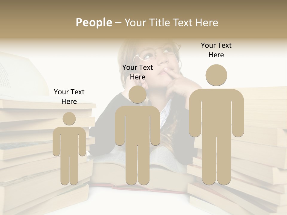 Beautiful Study Portrait PowerPoint Template