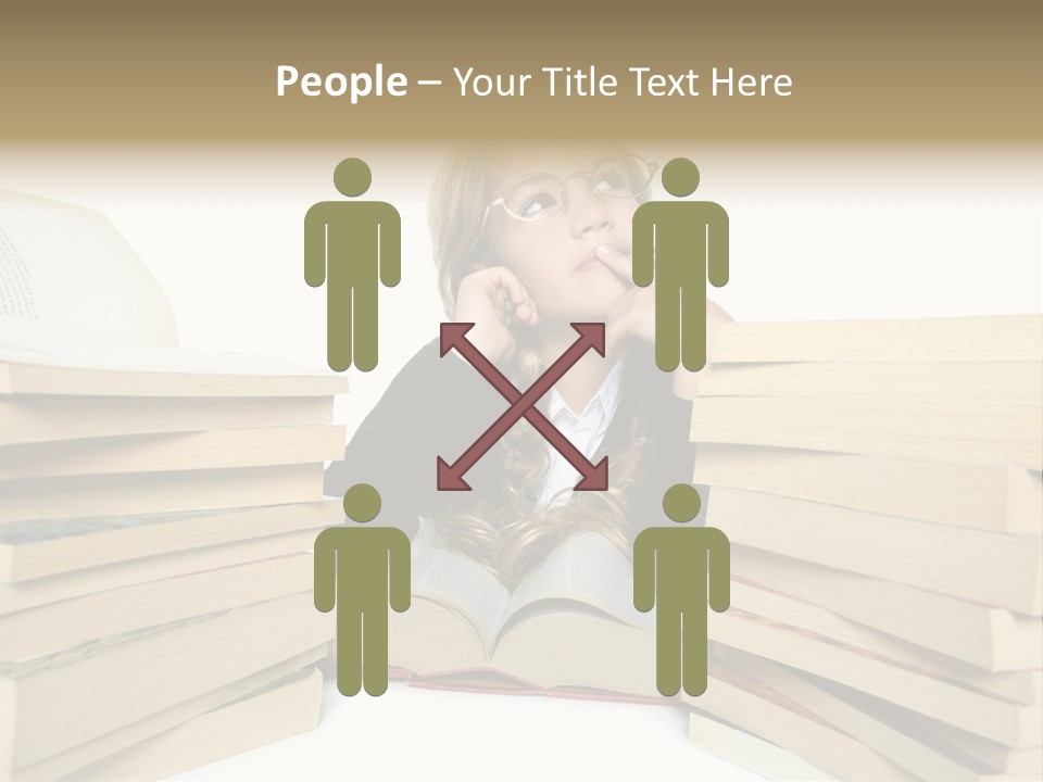 Beautiful Study Portrait PowerPoint Template