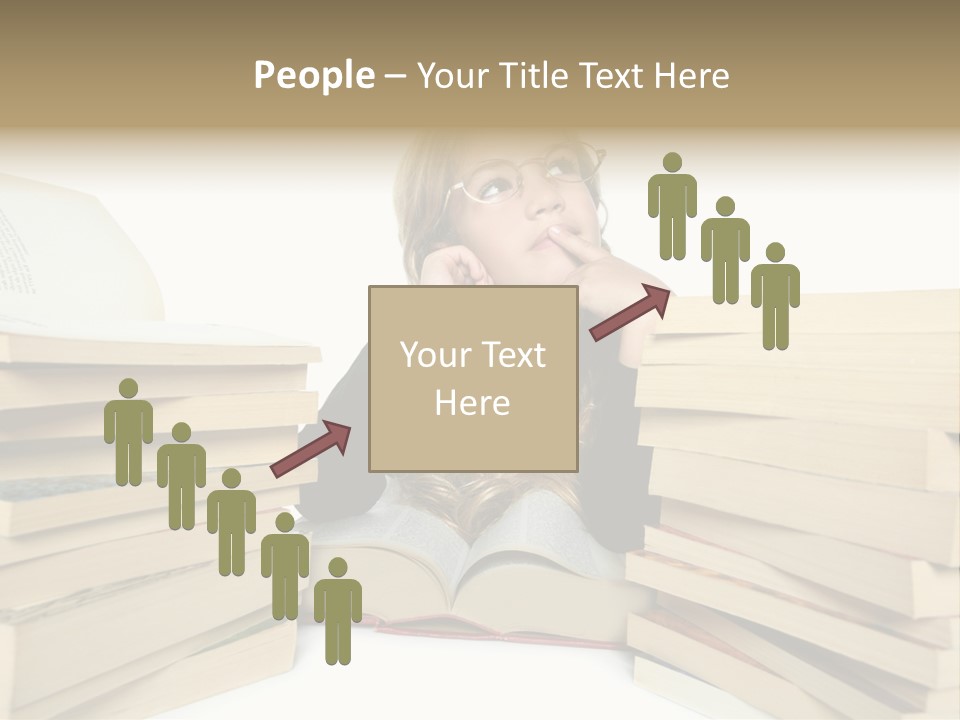 Beautiful Study Portrait PowerPoint Template